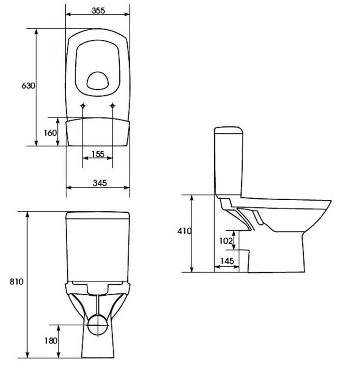 Cersanit Carina P-MZ-CARINA-COn-DL Унитаз -подвесной