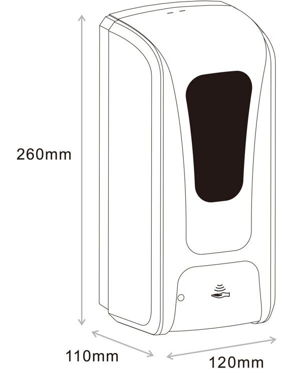 Автоматический дозатор для пенящегося мыла VULCAN 41F