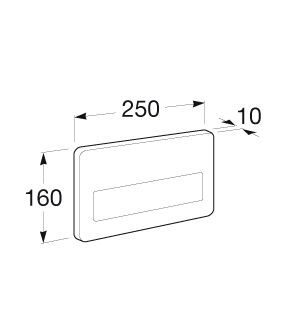 Roca 890097004 смывная клавиша