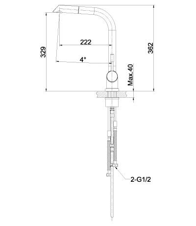 Lemark EXPERT LM5075S Смеситель для кухни